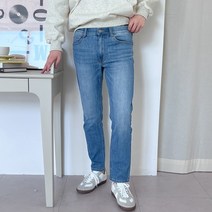 아이에스이랩 허리 히든밴딩 라이크 워싱 청바지 스판 데님 I5PC026