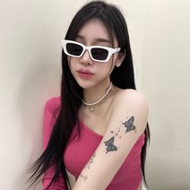 하리몽드 스퀘어 캣츠아이 힙 선글라스 4color