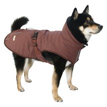 모즈펫 트렌치독 강아지 패딩 소형견 중형견 대형견, 버건디