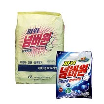 [B1P] 가루비누 세탁비누 대용량세탁비누 넘버원 / 가루세탁비누 업소용세탁비누 작업복세탁비누 건물용세탁비누 넘버원가루비누 ( B1P / 30129EA ), 넘버원 1포대(12봉), 본상품선택