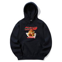 트립션 CHAMP BURGER 후드티 네이비