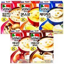 보노 스프 5종 세트, 5개, 57g