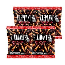 Alka Elephant 알카 엘리펀트 Meteoritzi 프레첼 조각 스리라차 치즈 125g 4개 독일