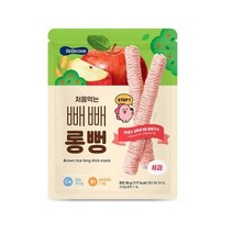베베쿡 처음먹는 빼빼롱뻥 30g, 4개, 사과