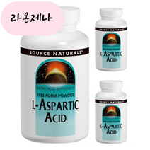 소스내츄럴스 L아스파트산 프리폼 파우더 100g 3통, 3개