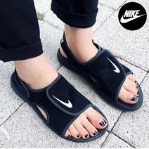 [나이키] 선레이 어드저스트5 여성 캐주얼 스포츠 찍찍이 샌들_DB9562-001