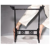 [FullyJully Store] 조립형 12구 서예 붓 스탠드 걸이대 보관랙 전통 문양 전통서예붓홀더 오리엔탈붓