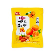 BUyuS 백년초 한라봉 아몬드감귤 제주 젤리 블루베리 브이숍 굿딜, 아몬드 제리 (감귤)