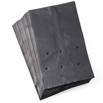 조경용품 화분팻말 호박돌 실내조경 바람개비 10 pcs pe 플라스틱 보육 가방 식물 성장 가방 과일에 대 한 통기성 구멍이있는 묘목 냄비 야채 꽃 정원 용품, 15x20cm(dxh)