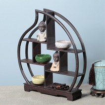 다관진열 호품전시 미니 다기진열장 양주진열 빈티지