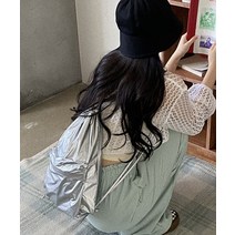 (끈조절) 나일론 비닐 복조리 백팩