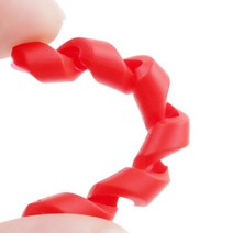 고무패킹 가스켓자전거 브레이크 케이블 하우징 보호 고무 프레임 라인 시프트 플라스틱 슬리브 5 개팩, 02 red