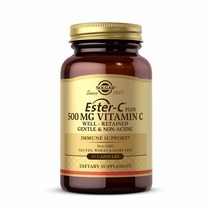 솔가 에스터C 500mg 유인한 중성 24시간 비타민C 45베지캡슐, 1개, 기본