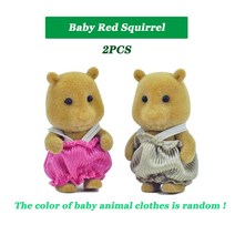 음식모형제작 미니어처 DIY 1:12 가구 시뮬레이션 숲 동물 장난감 새끼 사슴 코알라 가족 인형 집 캐릭터 컬렉션 장난감 4.5CM 생일 세트, 04 KK03