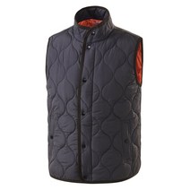 데일리 단체근무 유니폼 깔깔이 배색 조끼패딩 SF-643, SF-643 상의4XL(115)