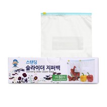 세제의기본 스탠딩 슬라이더 지퍼백 1박스, 대(L), 60매, 1개