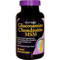 Natrol 나트롤 MSM 글루코사민 콘드로이틴 150정, 1개