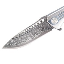 전공칼 MASALONG kni223 VG10 다마스커스 접이식 야외 전술 칼, 한개옵션0