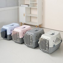 강아지 고양이 이동장 애견 캐리어 케이지 반려동물 이동가방 캔넬, 핑크(6KG이내)