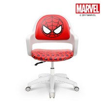 (LOGOSTORY MARVEL 마블 스파이더맨 학생 컴퓨터의자 화이트프레임 레드 학생/화이트프레임/스파이더맨/마블/레드/컴퓨터의자, 1개