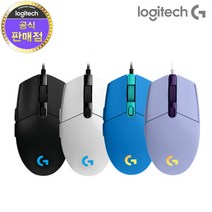 로지텍 G102 2세대 LIGHTSYNC 게이밍 마우스 정품, 화이트