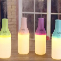 학생책상 사무실 보틀모양 USB충전 미니가습기 습도 분무량 건조할때 usb, 블루