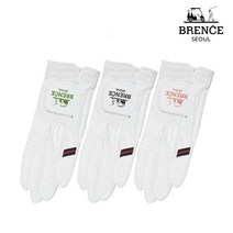 브렌스 서울로고 합피 남성 여성 왼손 골프장갑, 캠프빌리지 블랙 22호