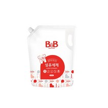 비앤비 섬유세제 리필, 1.8L, 6개