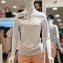 디즈니골프//여성 S/S 뒷모습이 예쁜 냉감 기능성티셔츠 // DM1LTS001BKWH _NC평촌점