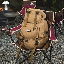 MILSPEC SPEC UP 대용량 40L 등산가방 캠핑 여행용배낭 등산배낭, 카멜+파우치