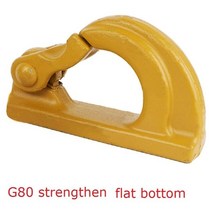 1톤 리프트 파워 게이트 굴삭기 버킷 용 1t-8t G80 용접 리프팅 후크 소형 터빈 견인 호이스트 크레인 윈치 보트 부품 해양 하드웨어, 1t 2pcs 평면, 03 1T  2pcs flat