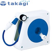 다카기 takagi RM215FJ 오로라 나노 호스릴 원예용 청소용 세차용 릴호스 타카기 워터릴 이동형 호수릴 15m, 1개