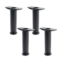 철물대장 높이조절 가구다리 블랙, 150mm(소) - 4개