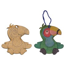 동물 팬시우드 열쇠고리 키링 나무팬던트 만들기 앵무새 1인용