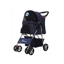 해외 대형견 유모차 외장 가벼운 접이식 개썰매 미니 산책로 고양이 노년-16921, 옵션03