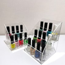 메니큐어 향수 다용도 계단식 국내산 아크릴 진열대, 2단