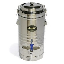 오너클랜 한양 스텐 보온 보냉 물통 40호 업소용물통 대용량물[W919F30]