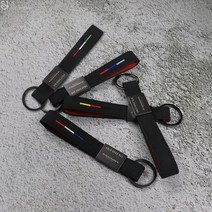 BELUCAR 토레스 스마트키 키링 스웨이드 버클 국가 국기 삼선 열쇠 고리 전화번호 각인 주문 제작 키홀더 차량 악세사리 튜닝 몰딩 용품 전용, M스타일