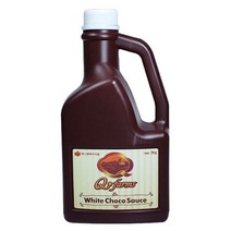 큐팜스 화이트 초콜렛 소스 2kg 초코소스 초콜릿소스