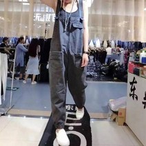 kirahosi 여성 가을 오버롤 데님 멜빵바지 바지 62호+덧신증정 CRgymoyz