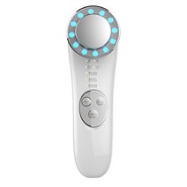 갈바닉 스파 얼굴 피부 클린 7in 1 고주파 페이셜 타이트닝 머신 EMS 마사지, 01 은