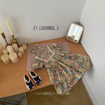 FANSYLI 여아원피스2022신상품한국형중대아하복쉬폰스커트1988호 5F