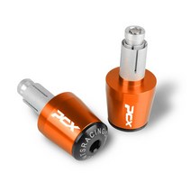 pcx150 혼다 호환 부품 혼다 PCX 125 150 160 PCX125 2017 2020 오토바이 핸들 바 엔드 그립 캡 핸드 플러, 10 Orange-Black