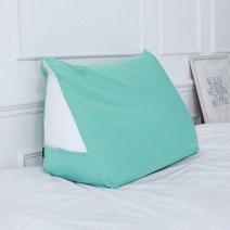 LINU 리누 트리백 침대 등받이 쿠션, 민트