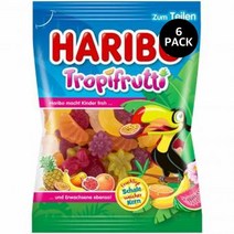 하리보 트루피르푸티 젤리 200g 6팩 Haribo Tropifrutti