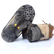 한라산 등산용아이젠 눈꽃여행필수품 아이젠 신제품 야외 망간 스틸 아이젠 미끄럼 방지 신발 커버 눈 발, 01 M