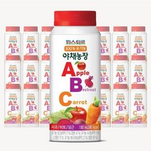 파스퇴르 유기농야채농장190ml, 파스퇴르 유기농 야채농장 ABC주스 190ml/24팩