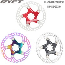 유압식브레이크 RYET-자전거 디스크 브레이크 로터 플로팅 두꺼운 양극산화처리 빠른 냉각 초경량 자전