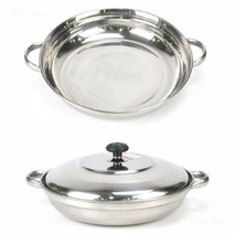 스텐 매운탕 전골냄비 찌개냄비 31.5cm 11호 뚜껑포함부대찌개냄비 탕냄비 볶음냄비 칼국수냄비 감자탕냄비 닭볶음탕냄비 밀푀유나베냄비 김치찌개냄비 수제비냄비 훠궈냄비, 본상품