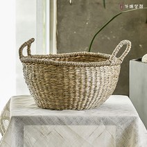 가배상점 라탄 해초 볼가 바구니 M, 1개